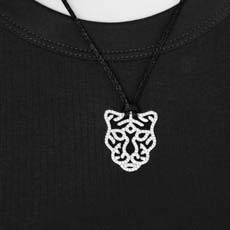 时尚欧美风镶嵌狮子座项链