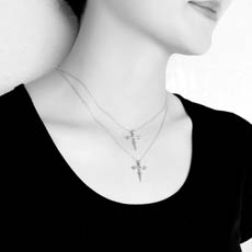 幸运星紫晶托帕石碧玺吊坠