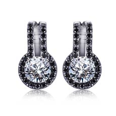 时尚欧美风镶嵌锆石耳坠